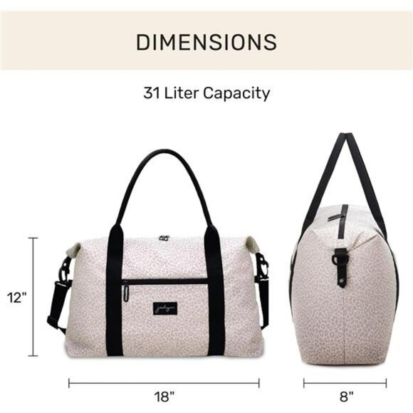 Weekender duffel bag travel tote overnight gym bag carry on shoulder bag for wom - Picture 5 of 7